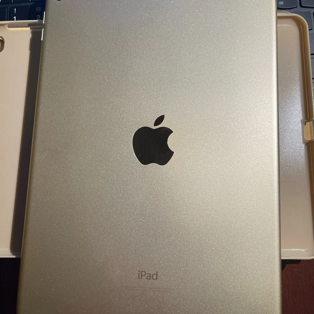 Apple Gold iPad Sleek Design Large Display